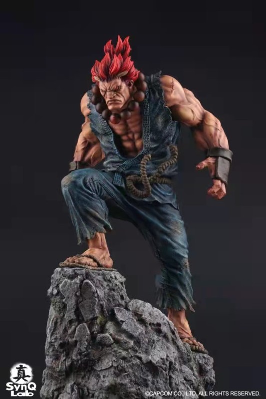 【In Stock】SynQ Studio Street Fighter Gouki Akuma Resin Statue (Copyright)