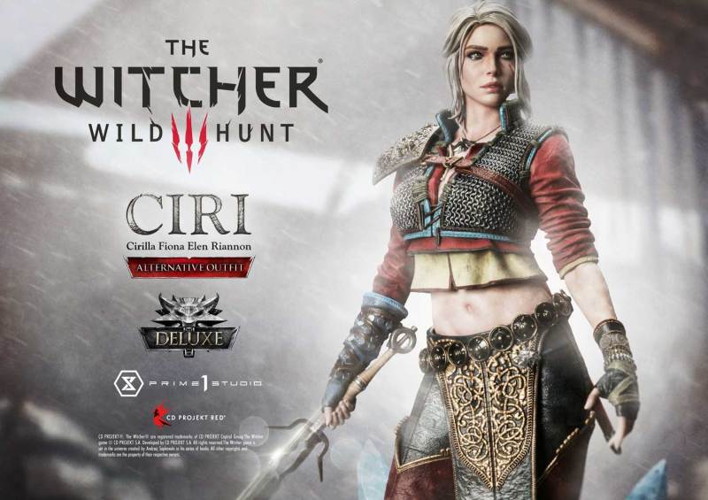 【Pre order】Prime 1 Studio PMW3-10DXS The Witcher 3: Wild Hunt Ciri Fiona Elen Riannon Alternative Outfit Resin Statue Deposit（Copyright）