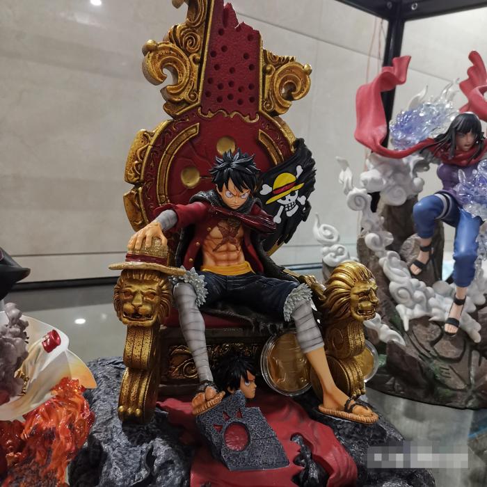 ãIn StockãStay Fount Hope Studio ONEPIECE Luffy on Throne Resonance Series Resin Statue