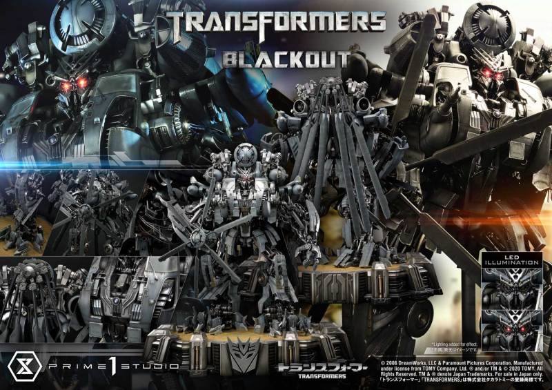 【Pre order】Prime 1 Studio Transformers MMTFM-30: BLACKOUT Resin Statue Deposit（Copyright）