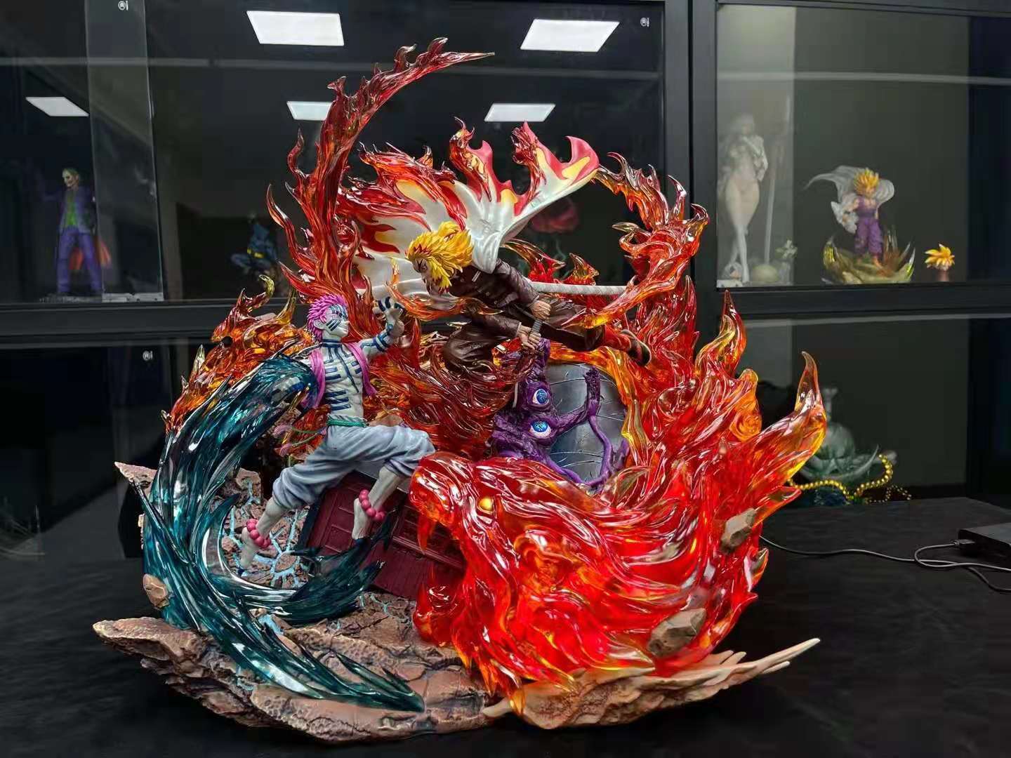 【In Stock】LXStudios Demon SlayerRengoku VS Akaza あかざ Resin Statue