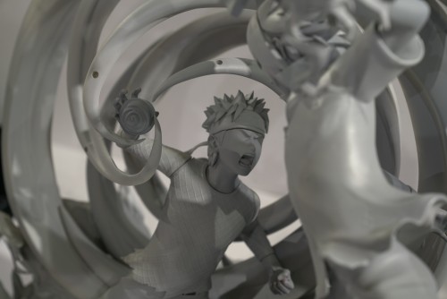 【Pre order】INFINITY Studio Naruto: Shippuden-Naruto vs Sasuke Resin Statue Deposit（Copyright）