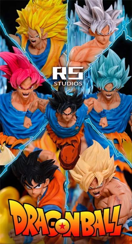 【In Stock】RS STUDIOS Dragon Ball Super Full Forms of Goku Resin Statue