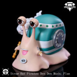 【In Stock】Diamond Studio One-Piece ​Strawhat Pirates Den Den Mushi Resin Statue