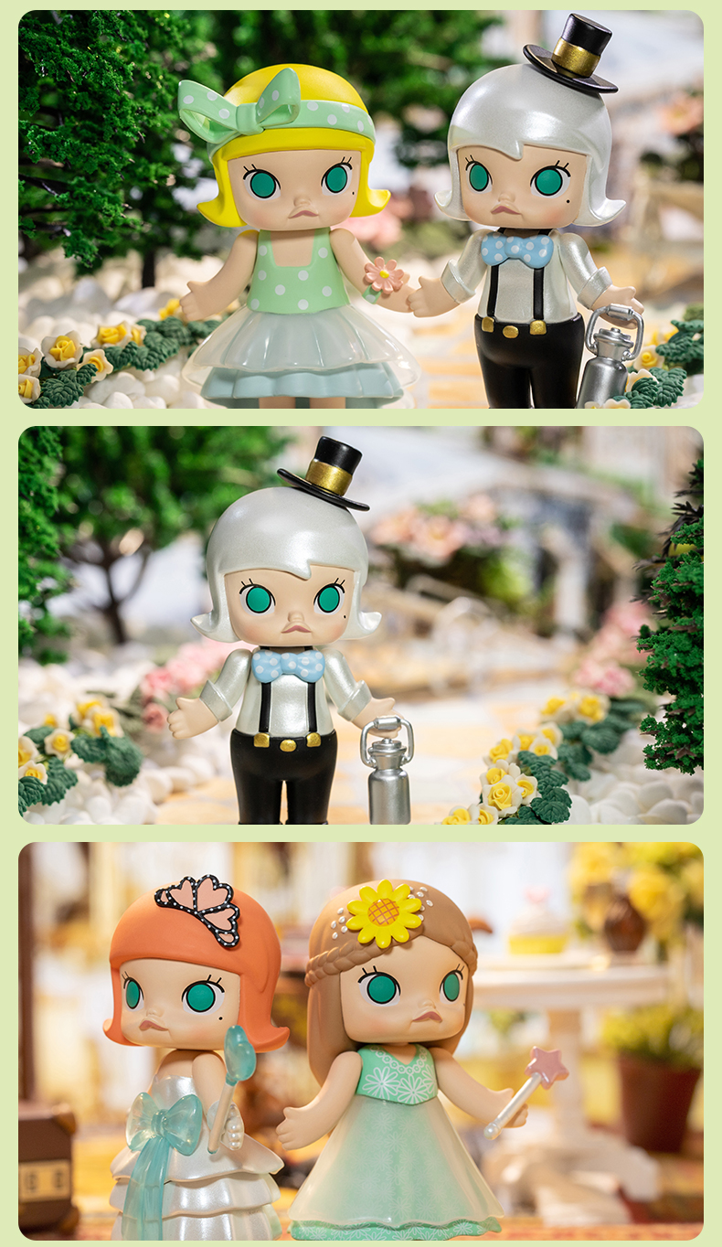 In Stock】 POP Mart Series Wedding Flower Girl of Molly PVC