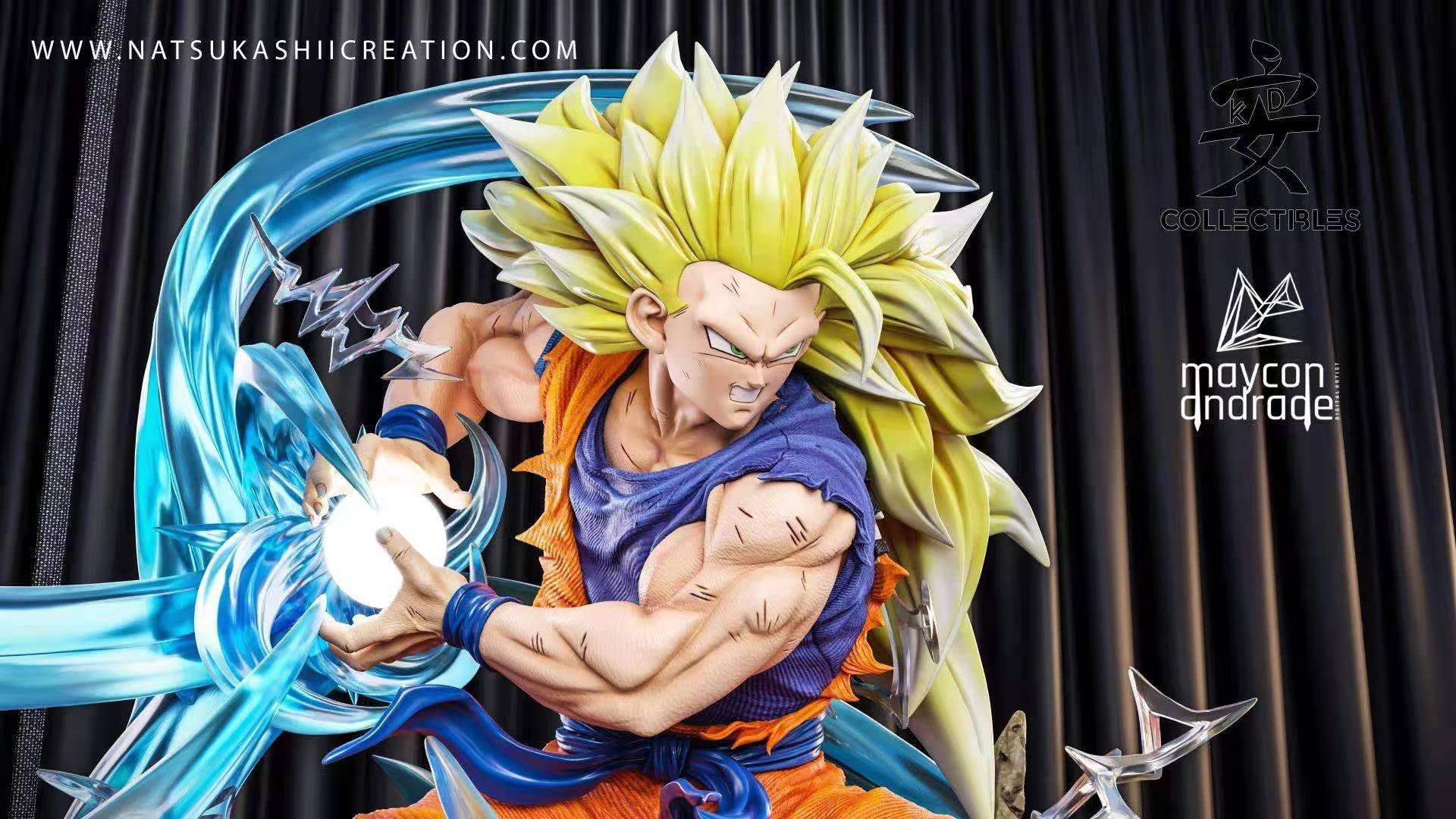 Pre order】KD Collectibles Dragon Ball Z Super Goku SSJ3 1/4 Scale