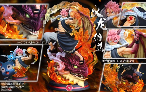 【Pre order】Crescent-Studio Fairy Tail Fire Dragon Natsu Resin Statue Deposit