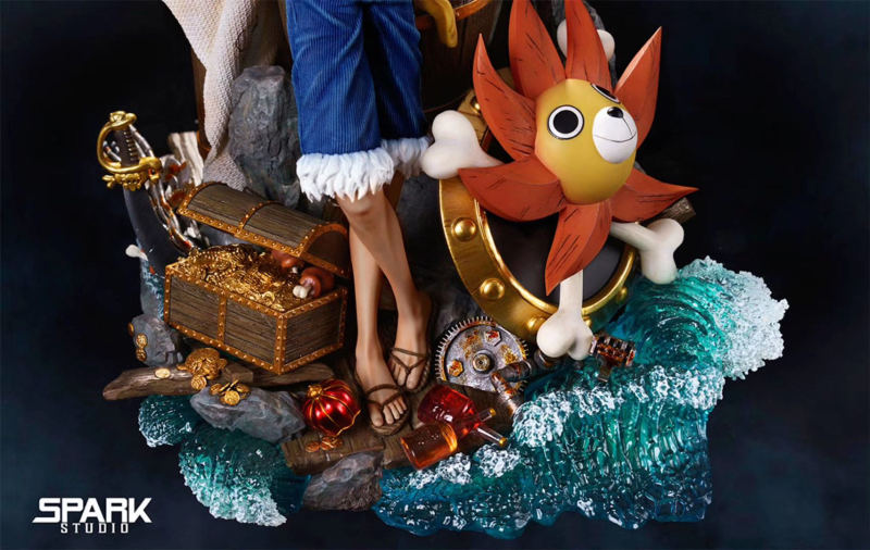 【Pre order】SPARK Studio One-PieceOne-Piece Monkey D Luffy with treasure Resin Statue Deposit