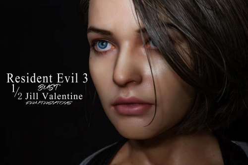【In Stock】FANTASYTOYS Resident Evil Jill Valentine 1/2 Scale Bust Resin Statue