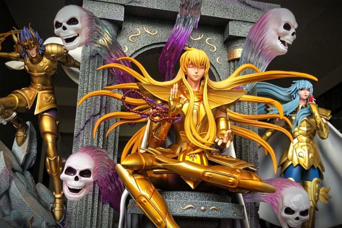 ãIn StockãTPA Studio Saint Seiya Lost Canvas Virgo Asumita Resonance Series 1:6 Scale Resin Statue
