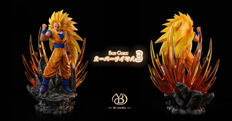 【In Stock】BY Studio  Dragon Ball Z Super Goku SSJ3 Resin Statue