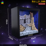 【Pre order】JacksDo Saint Seiya the zodiac constellations JK.Scene-30 Ⅷ BOX Zodiac Scorpio Diorama Resin Statue Deposit