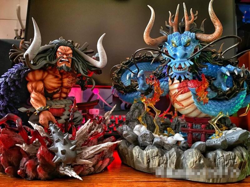 【In Stock】Yz Studio One-Piece Yonko KAIDO Dragon Form WCF Resin Statue
