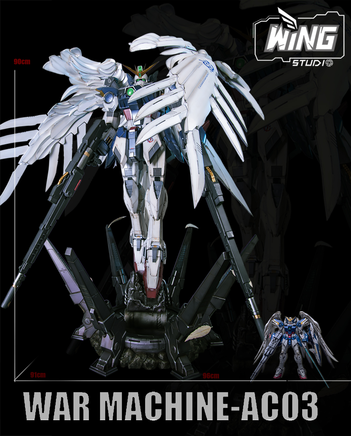 In Stock】Wing Studio GUNDAM War Machine-AC03 機動戦士