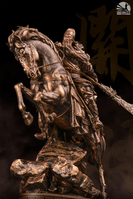 【Pre order】Infinity Studio Design Series 1/7 Three-Kingdoms Generals- Guan Yu Bronzed Resin Statue Deposit（Copyright）