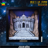 【In Stock】JacksDo Saint Seiya the zodiac constellations JK.Scene-30 Ⅶ BOX Zodiac Libra Diorama Resin Statue