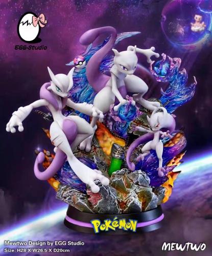 【In Stock】EGG-Studio Pokemon Mewtwo Family Resin Statue Deposit