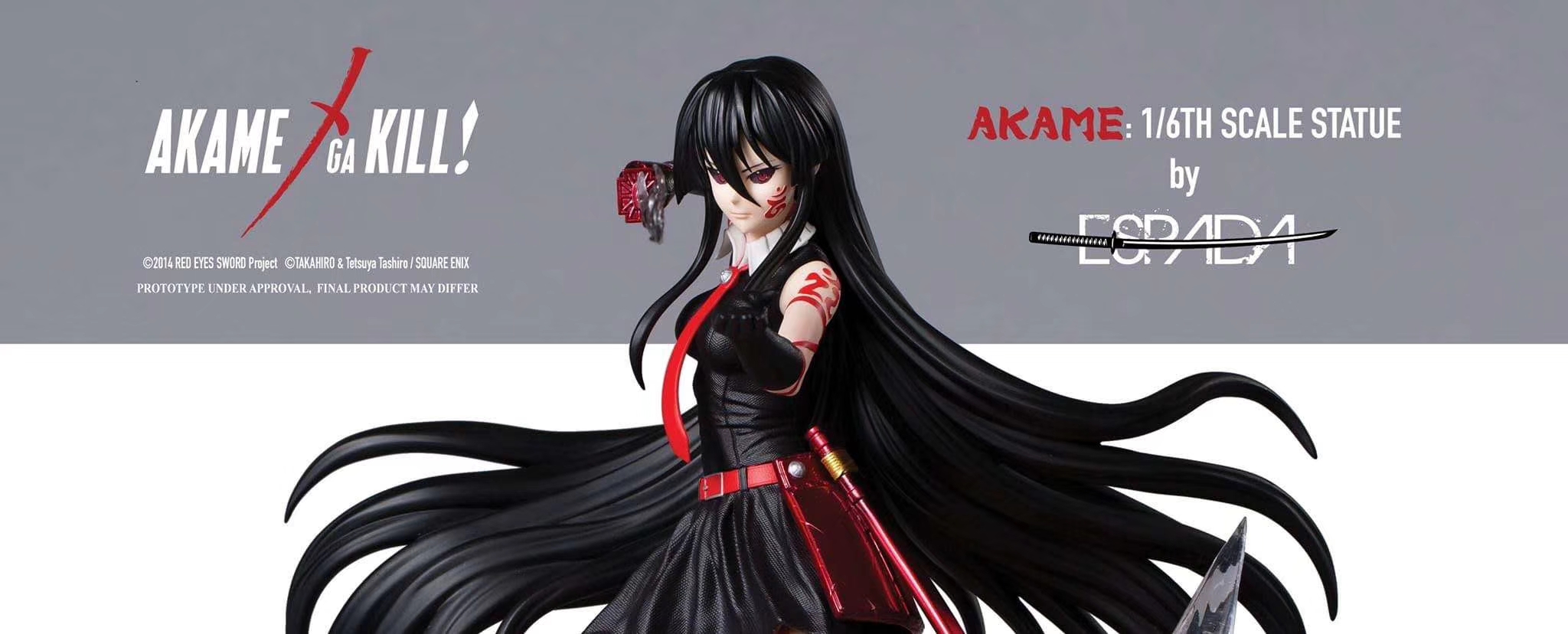 Akame ga Kill! Esdeath 1/6 Scale Statue Limited Edition ~ Animetal