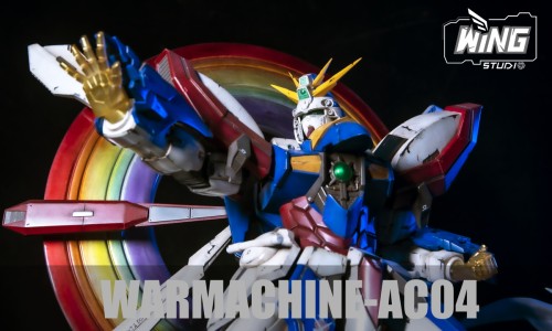 【Pre order】Wing Studio GUNDAM War Machine-AC04 機動武闘伝Gガンダム God Gundam 1/32 Scale Resin Statue Deposit