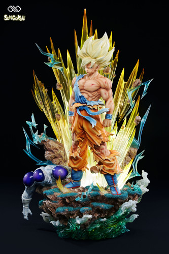 【In Stock】Infinite Studio Dragon Ball Z Goku SSJ 1/4 Scale Resin Statue