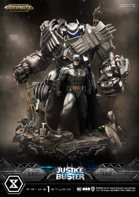 【In Stock】Prime 1 Studio DC Universe Justice League UMMDC-03&UMMDC-04 UT: Batman & JUSTICE BUSTER Resin Statue (Copyright)