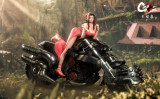 【In Stock】Creation Studio Final Fantasy VII Aeris on the motorbike Resin Statue