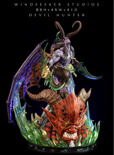 【Pre order】Windseeker Studio Demon Hunter Illidan Stormrage 1/4 Resin Statue Deposit