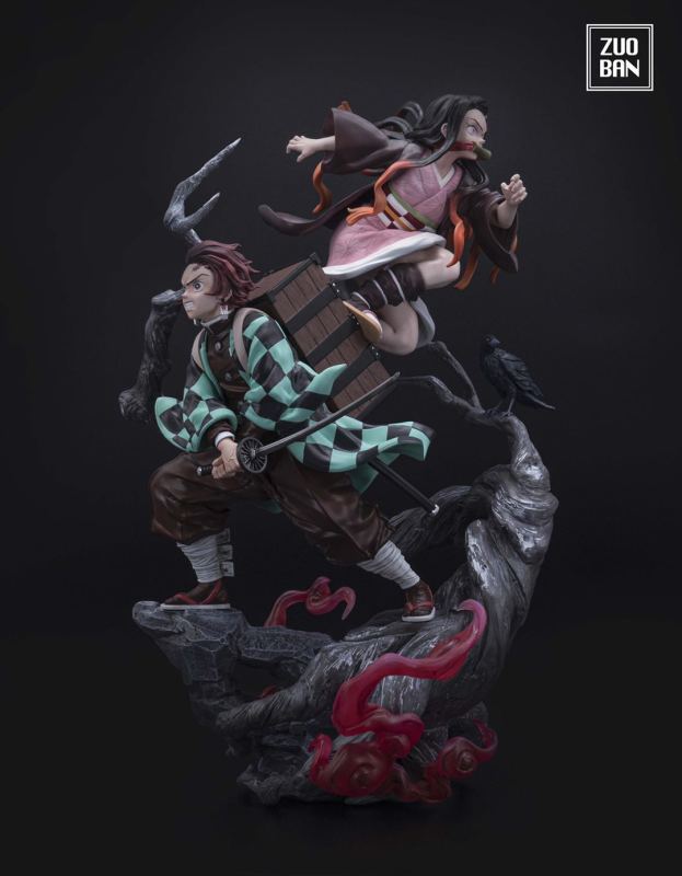 【In Stock】ZUOBAN Stuido Demon Slayer Kimetsu no Yaiba Kamado Tanjirou&Nezuko 1/6 scale resin statue