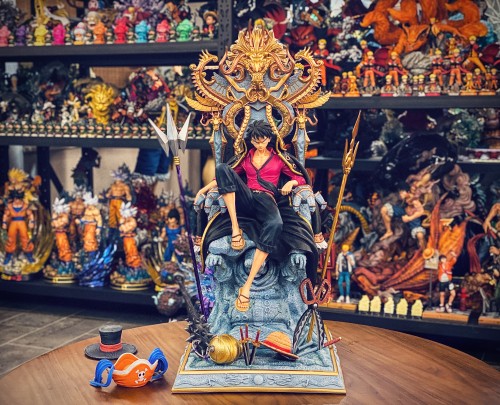 【In Stock】SkyLine One-Piece Luffy on The Throne 1/4 Scale Resin Statue