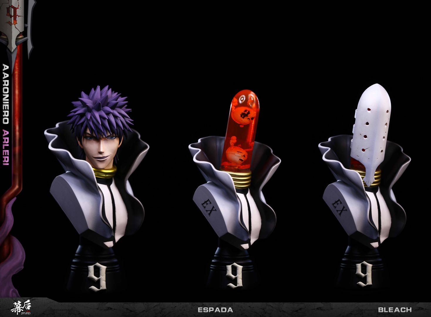 In Stock】MH Studio Bleach Espada Series アーロニーロ・アルルエリ Aaroniero·Arruruerie  Resin Statue