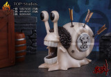 【In Stock】TOP Studio One-Piece ​Strawhat Pirates Den Den Mushi Resin Statue