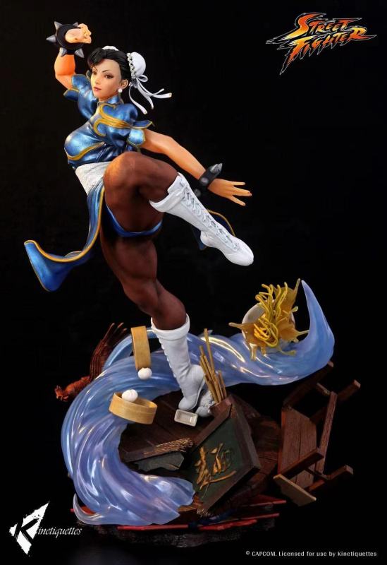 【In Stock】Kinetiquettes Street Fighter Chun Li Resin Statue（Copyright）