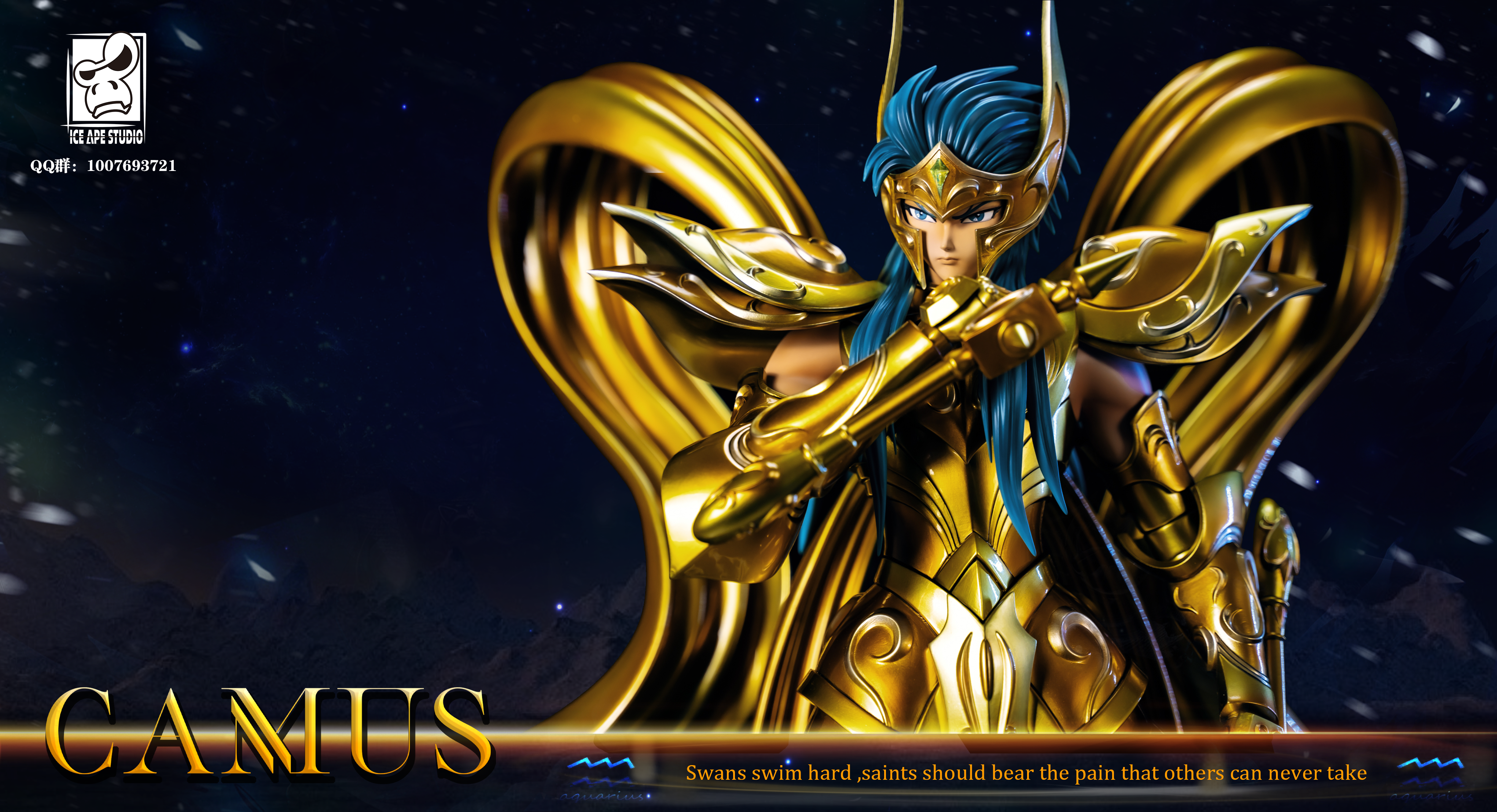 Ice Ape Studio Saint Seiya 1/6 Gold Saint Aquarius Camus