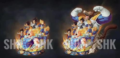 【Pre order】SHK Studio Dragon Ball Z The Lifetime Of Vegeta Resin Statue Deposit