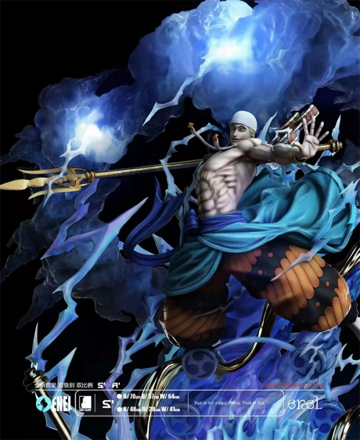 In Stock】Last Sleep Studio One Piece Enel Resin Statue
