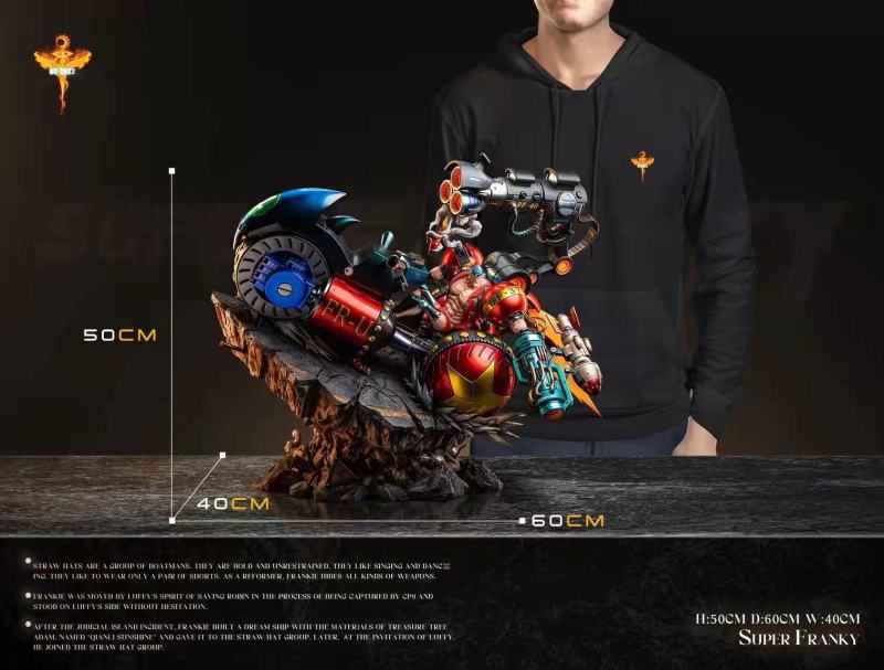 【In Stock】DT Studio One Piece Super Franky Resin Statue