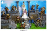 【Pre order】JacksDo Saint Seiya Athena Statue and Sanctuary Scene Base Resin Statue Deposit