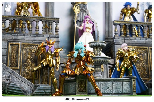 【Pre order】JacksDo Saint Seiya Athena Statue and Sanctuary Scene Base Resin Statue Deposit