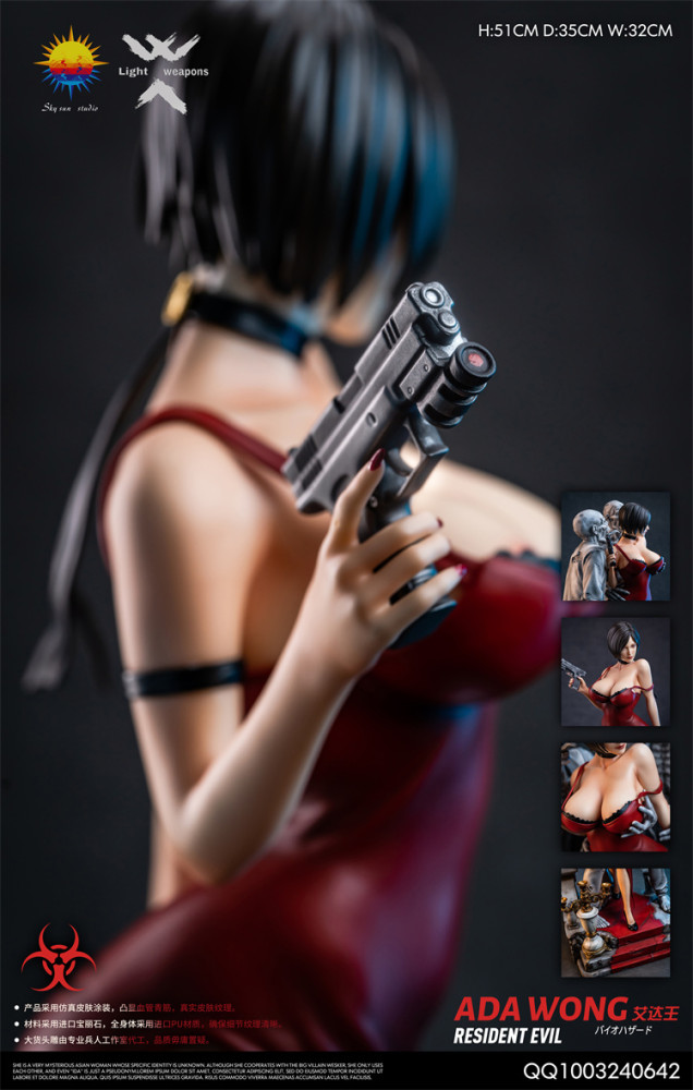 ãPre orderãLight Weapon Studio Resident Evil Ada Wong 1/4 Scale Resin Statue Deposit