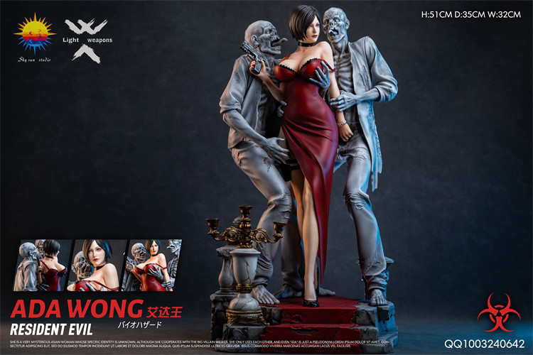 ada wong resin statue