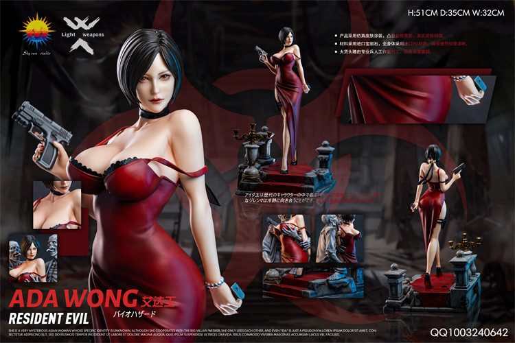 ada wong resin statue