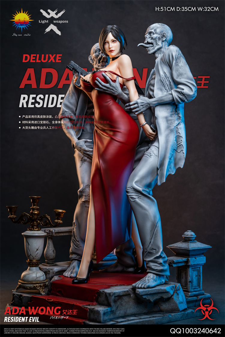 Pre order】GreenLeaf Studio Resident Evil Ada Wong​ 2.0 1/4 Scale Resin  Statue Deposit