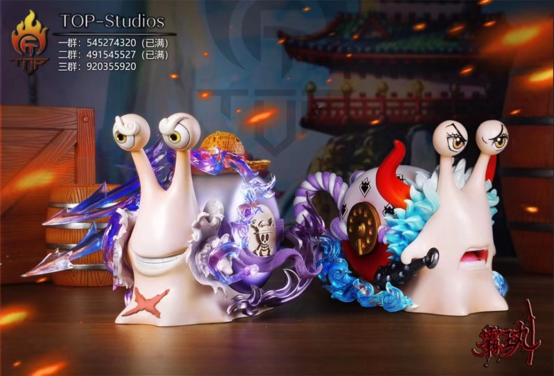 【In Stock】TOP Studio One-Piece Nica Luffy Yamato Den Den Mushi Resin Statue