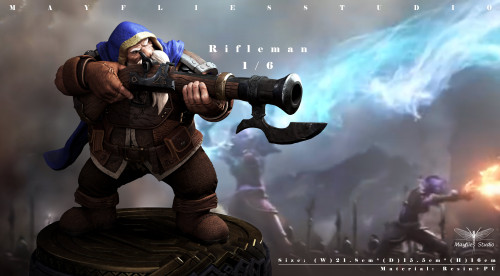 【Pre order】MayFlies Studio Warcraft3 Rifleman Resin Statue Deposit