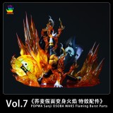 【In Stock】JacksDo Studio One Piece POPMAX Parts Vol.7 POPWA Sanji OSOBA MAKS Flaming Burst Resin Statue