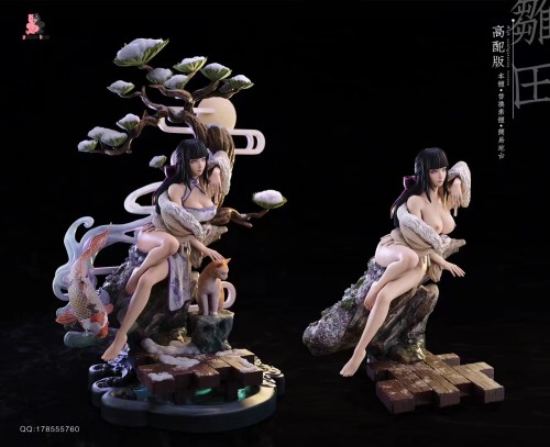 【In Stock】Pointer bear Naruto Chinese Style Hinata 1:6 Scale Resin Statue