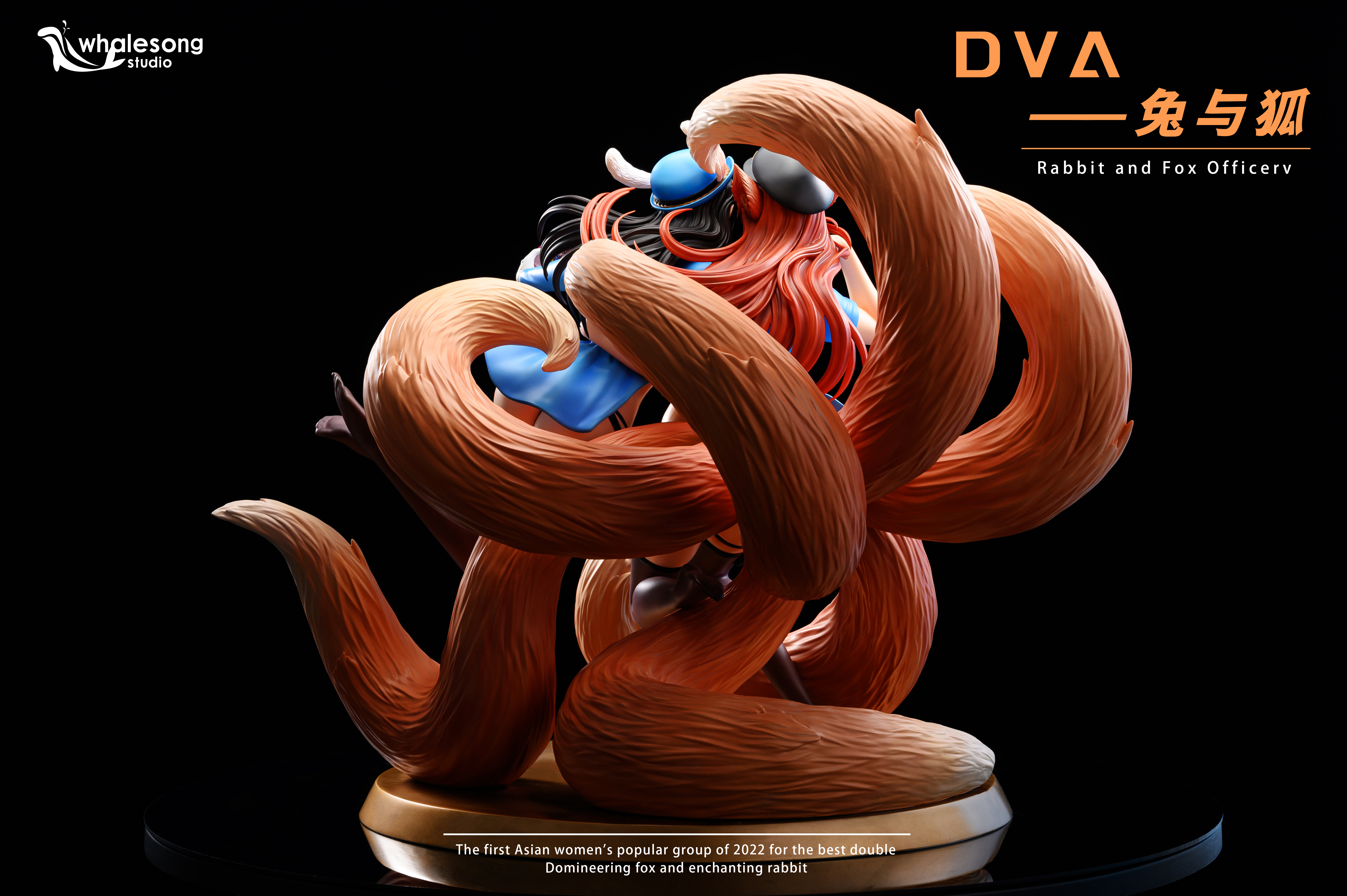 In Stock】WhaleSong Studio D.va&Ahri Rabbit and FOX 1/4