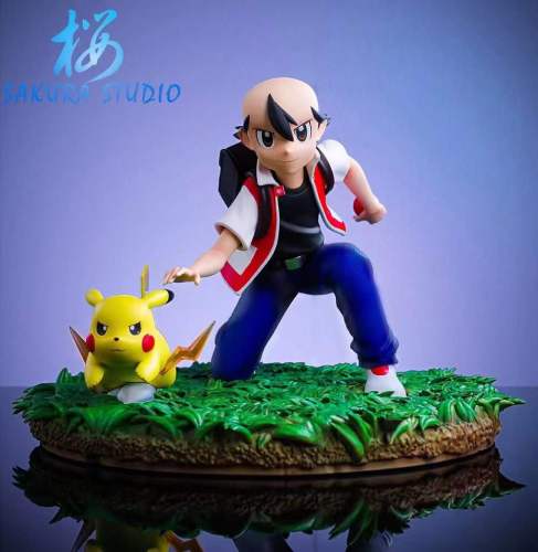 【Pre order】SAKURA Studio Pokemon Go! Pikachu!! Crimson and Pikachu 1/6 Resin Statue