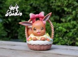 【Pre order】404-Studio Pokemon Flower Basket Eevee Resin Statue