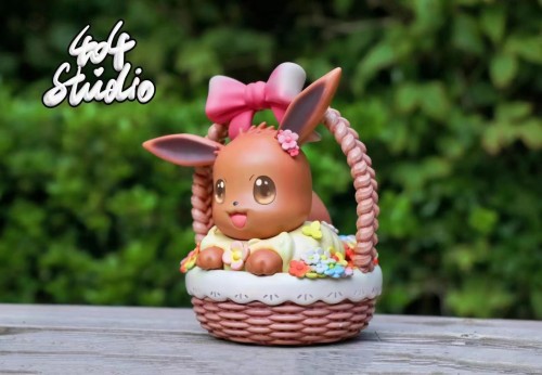 【Pre order】404-Studio Pokemon Flower Basket Eevee Resin Statue